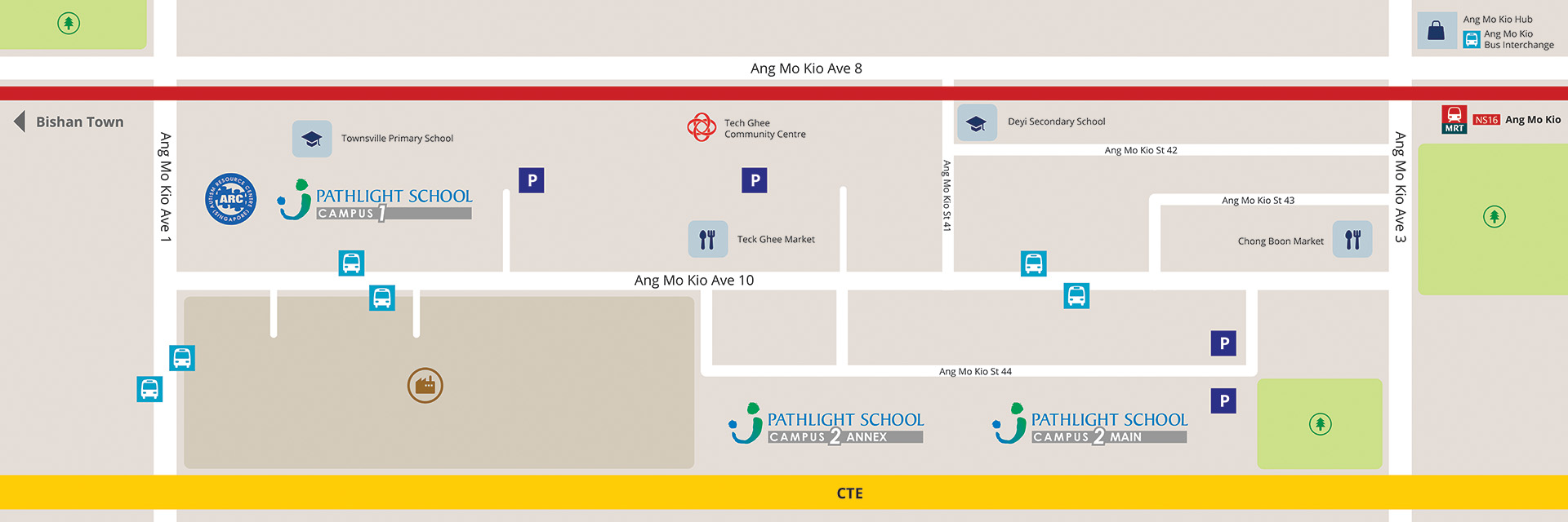 Pathlight School Campus Map
